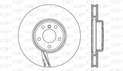 BDR274420 OPEN PARTS Тормозной диск