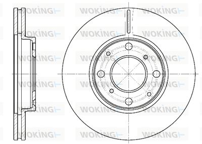 D684410 WOKING Тормозной диск