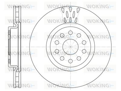 D656310 WOKING Тормозной диск