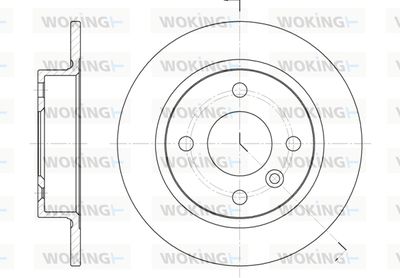 D603200 WOKING Тормозной диск