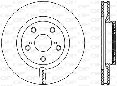 BDR242420 OPEN PARTS Тормозной диск