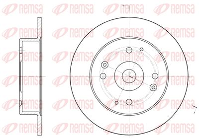 644800 REMSA Тормозной диск