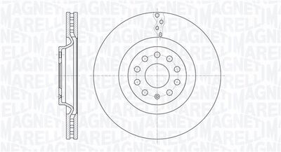 361302040769 MAGNETI MARELLI Тормозной диск