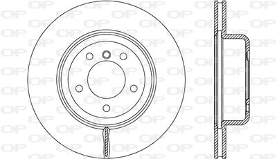 BDR268120 OPEN PARTS Тормозной диск