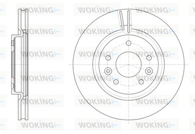 D6158110 WOKING Тормозной диск