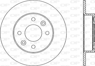 BDA144710 OPEN PARTS Тормозной диск