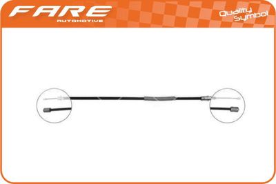 18759 FARE SA Тросик, cтояночный тормоз