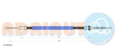 4102181 ADRIAUTO Тросик, cтояночный тормоз