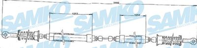 C0804B SAMKO Тросик, cтояночный тормоз