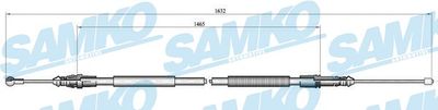 C1040B SAMKO Тросик, cтояночный тормоз