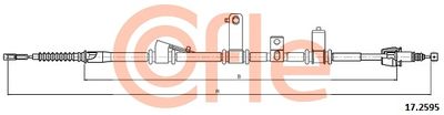 172595 COFLE Тросик, cтояночный тормоз