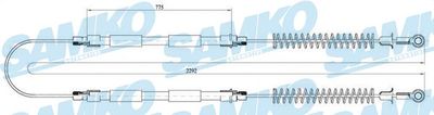 C0773B SAMKO Тросик, cтояночный тормоз