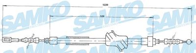 C0041B SAMKO Тросик, cтояночный тормоз