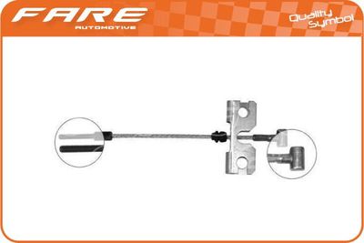 18556 FARE SA Тросик, cтояночный тормоз