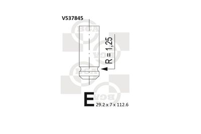 V537845 BGA Выпускной клапан