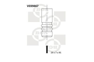 V039467 BGA Выпускной клапан