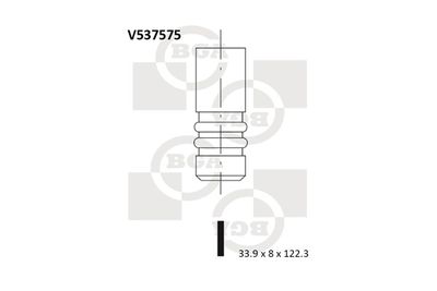 V537575 BGA Впускной клапан