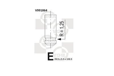 V991864 BGA Выпускной клапан