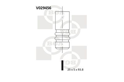 V029456 BGA Выпускной клапан